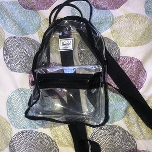 Clear mini backpack